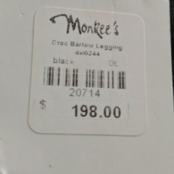 David Lerner Croc Barlow Leggings Sz XS NWT - Picture 9 of 9